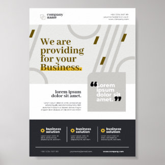 Póster ¡Aumente Su Negocio Hoy!