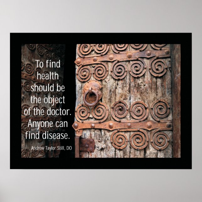 Póster Aún no se conoce la oferta de salud de Osteopatha  (Frente)