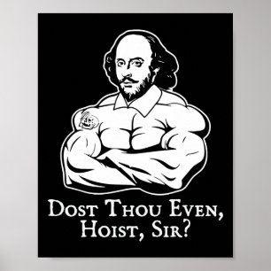 Póster Aunque Dost Incluso Izar Señor Divertido Gimnasio 