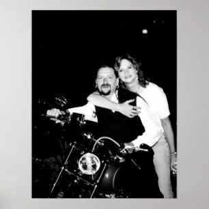 Póster Aunt Sharon Harley Black & White