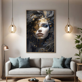 Póster Aura Dorada