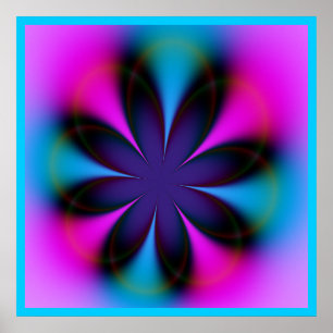 Póster Aura floral