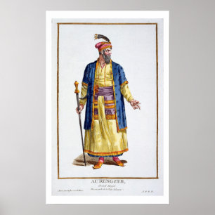Póster Aurengzeb, el gran Khan de las hordas mongolas de 