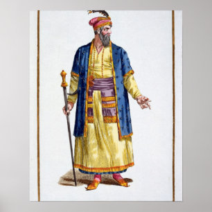 Póster Aurengzeb, gran Khan de las hordas mongoles del re