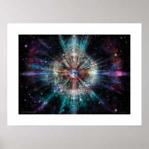 Póster Aureola de la tierra