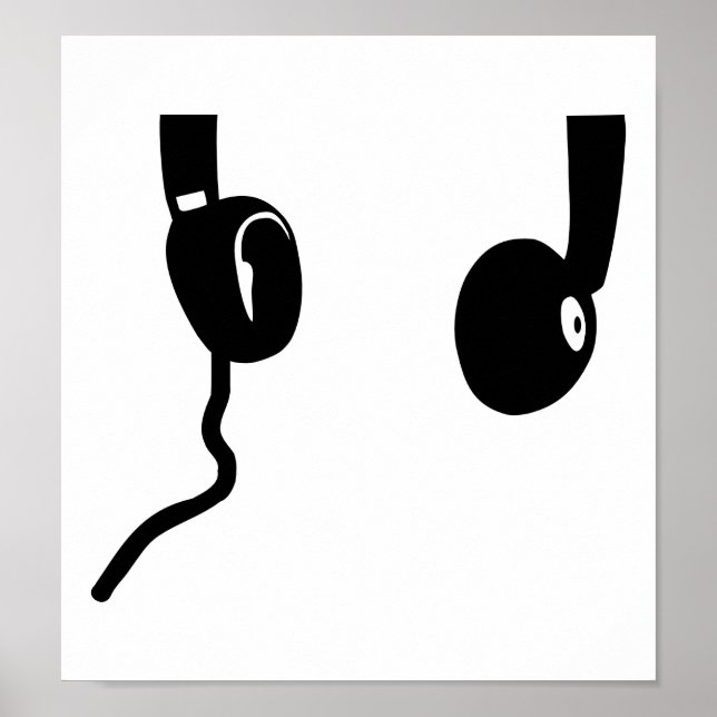 Póster Auriculares (Frente)