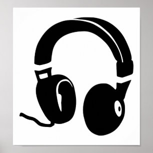 Póster Auriculares