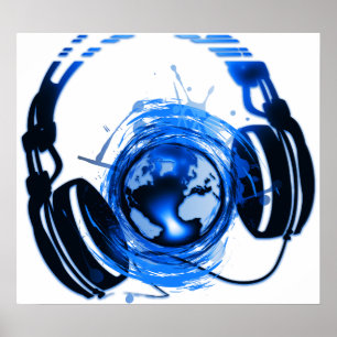 Póster Auriculares
