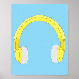 Póster Auriculares