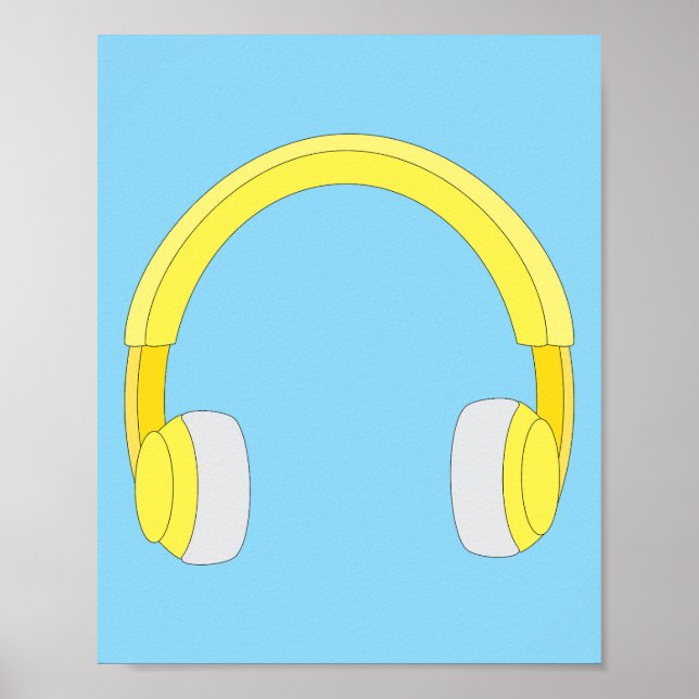 Póster Auriculares (Frente)