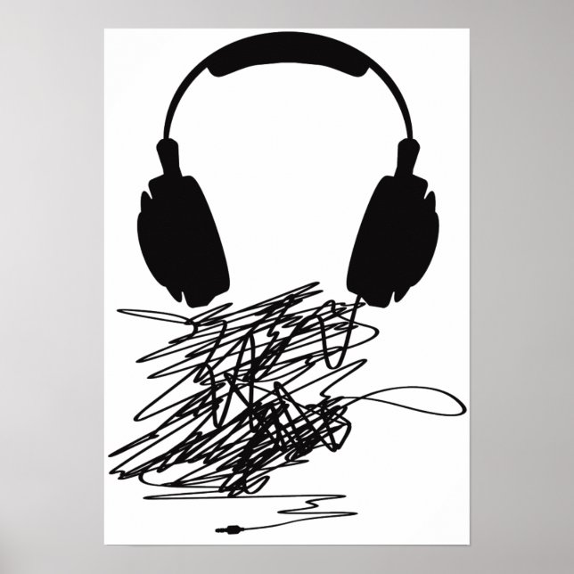 Póster Auriculares (Frente)