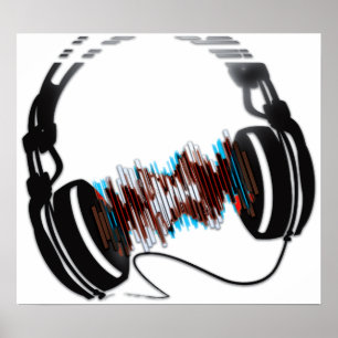 Póster Auriculares