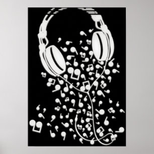 Póster Auriculares
