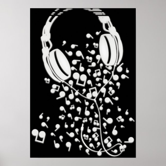 Póster Auriculares (Frente)