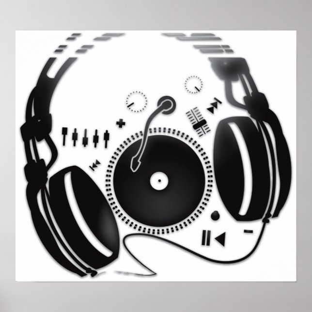 Póster Auriculares (Frente)