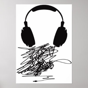Póster Auriculares