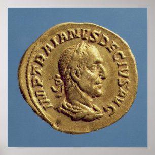 Póster Aurífero de Trajan Decius