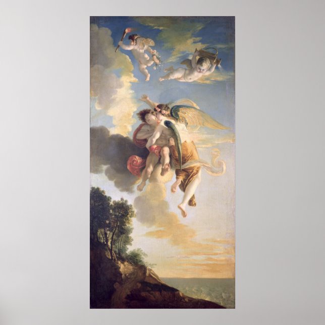 Póster Aurora ascendiendo el cielo (Frente)