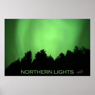 Póster Aurora boreal