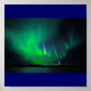 Póster Aurora boreal