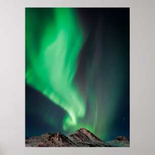 Póster Aurora boreal   Anchorage, Alaska