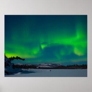 Póster Aurora boreal (borealis de la aurora)