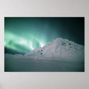 Póster Aurora Boreal, cerca de Palmer, 17/18 de enero,