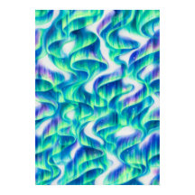 Aurora Boreal Patrón Abstracto