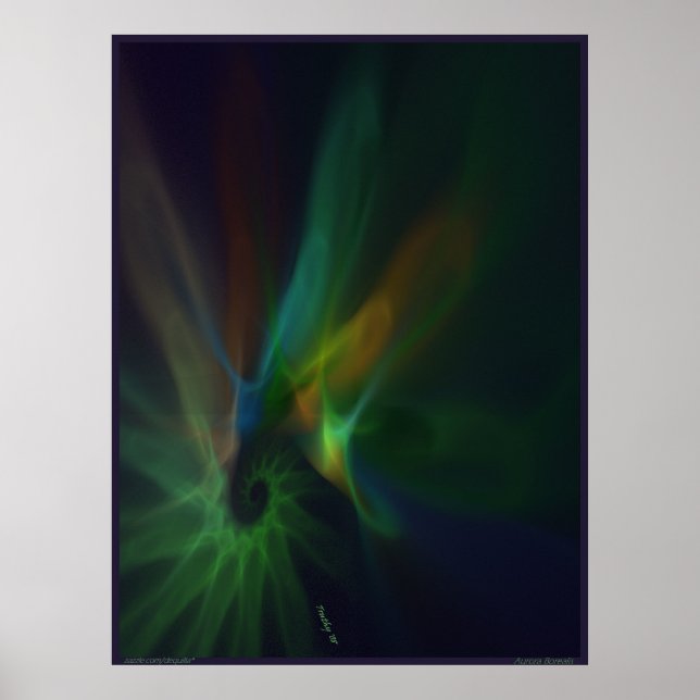 PÓSTER AURORA BOREALIS (Frente)