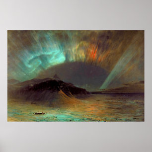 Póster Aurora Borealis