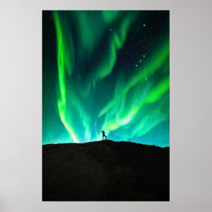 Póster Aurora Borealis