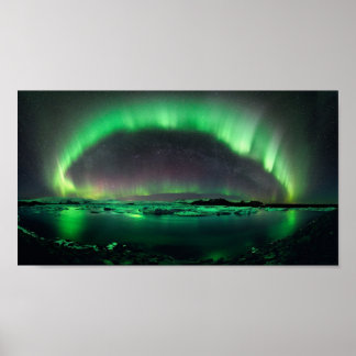 Póster Aurora Borealis