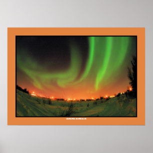 Póster Aurora Borealis