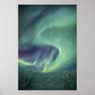 Póster Aurora Borealis