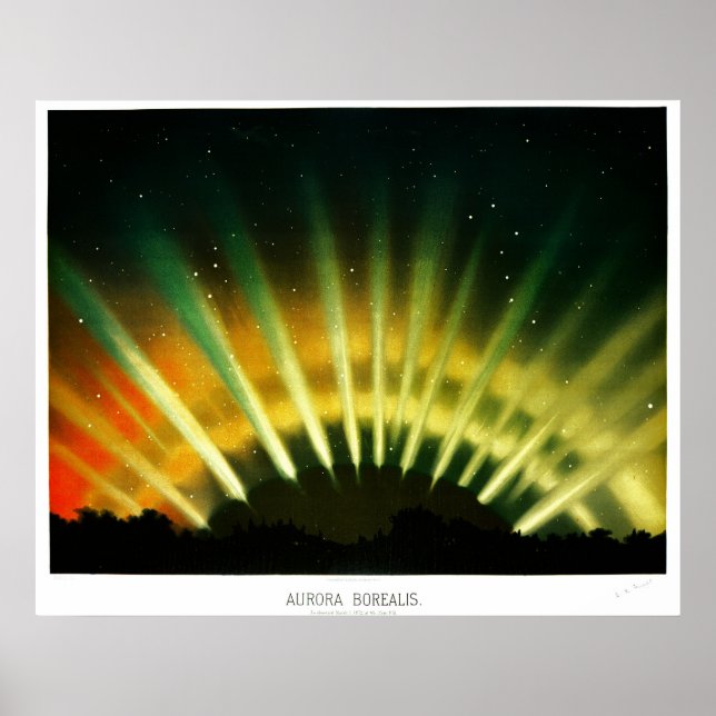 Póster Aurora Borealis (Frente)