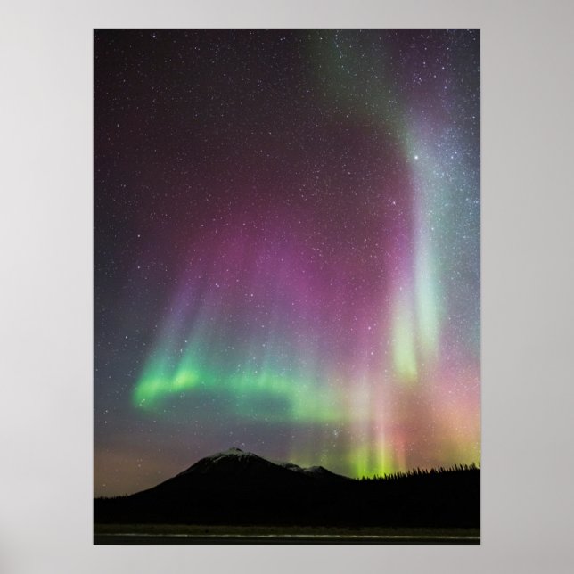 Póster Aurora Borealis | Alaska Brooks Range, Alaska (Frente)