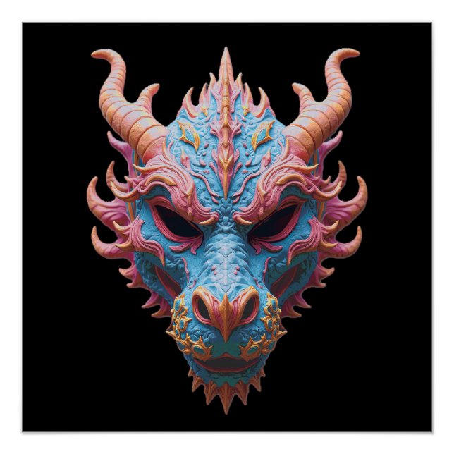 Póster Aurora Dragon Mask (Anverso)