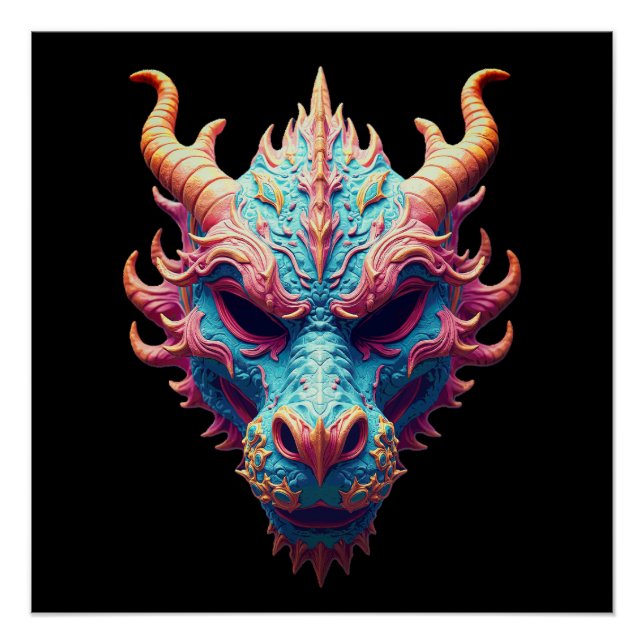 Póster Aurora Dragon Mask (Anverso)