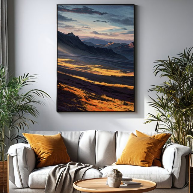 Póster Aurora en las Montañas (Subido por el creador)
