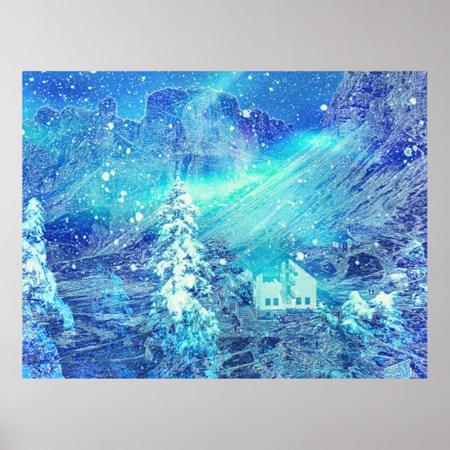 Póster Aurora En Valleys (Frente)
