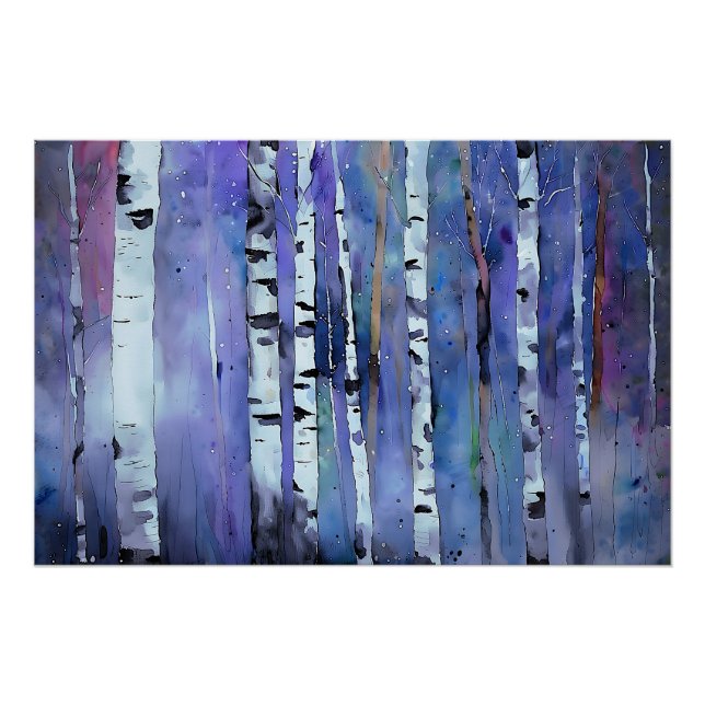 Póster Aurora entre los pájaros (Anverso)