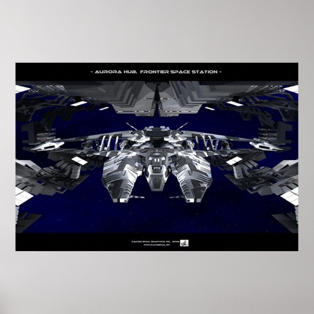 Póster Aurora Hub (Frente)