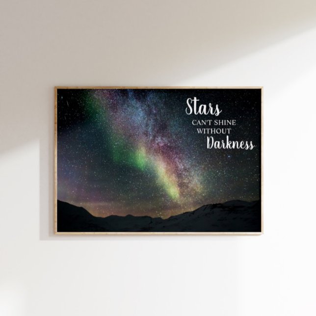 Póster Aurora Nocturna Inspiradora Luces del Norte (Subido por el creador)