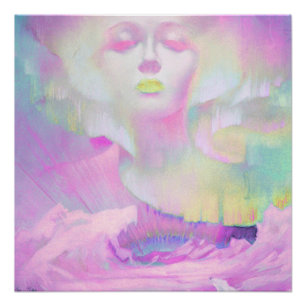 Póster Aurora por Clive Henry pasteles rosados