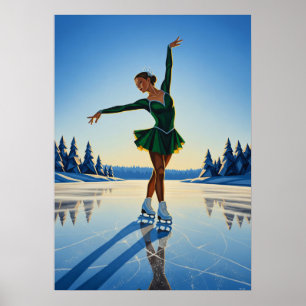 Póster AURORE GLACÉE (Amanecer congelado) - Original Art 