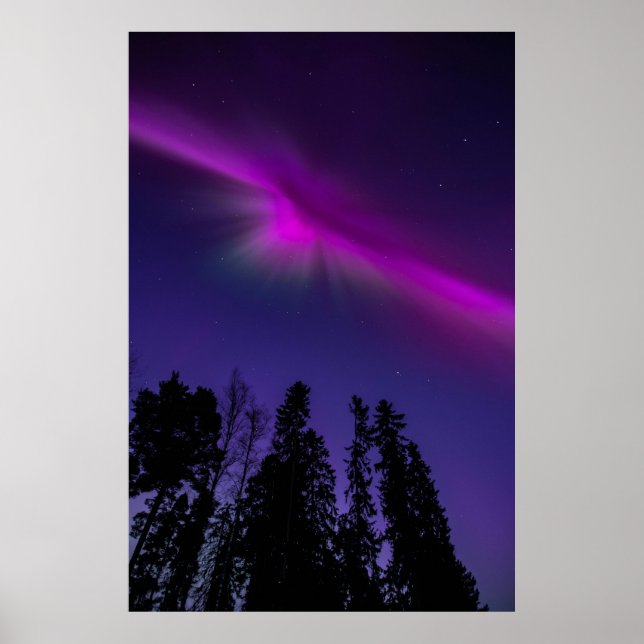 Póster Aury Borealis Night Sky Nature Poster (Frente)