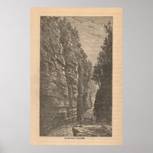 Póster Ausable Chasm