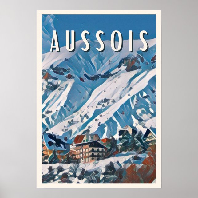 Póster Aussois Station de ski (Frente)