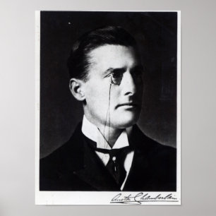 Póster Austen Chamberlain