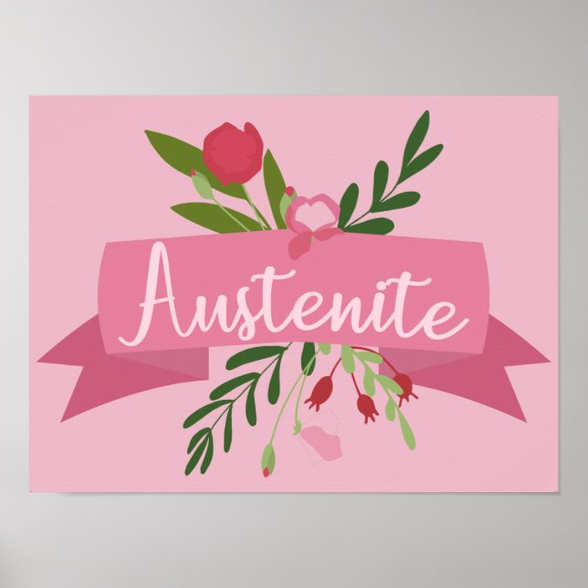 Póster Austenita II (Frente)